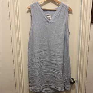 Nicole Miller Light Gray Midi Dress